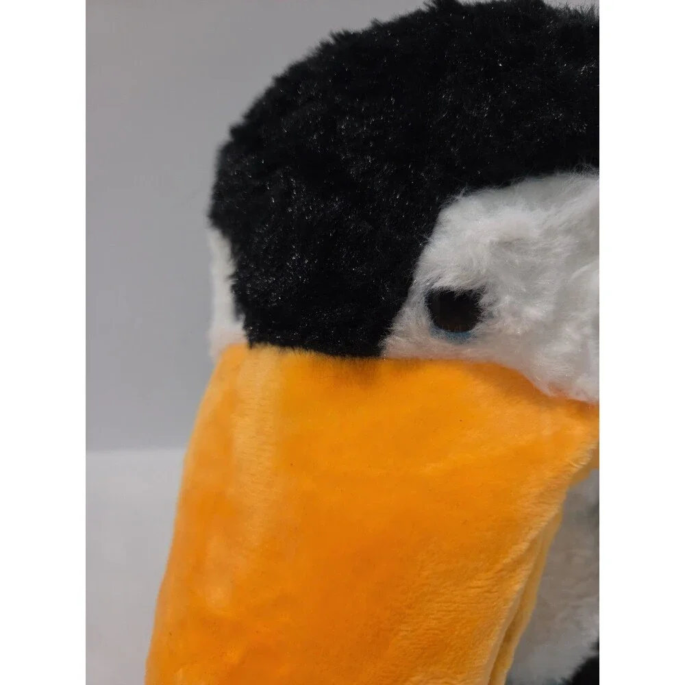 Nwt Toucan Hand Puppet Bird Fluffy Long Beak 13